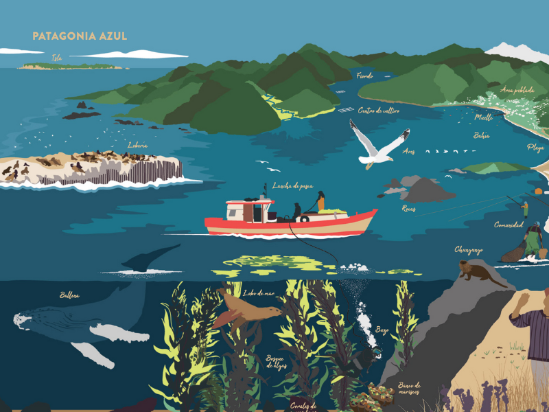 Cartografía Patagonia Azul